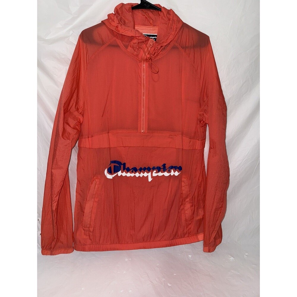 CHAMPION LADYS PEACH JACKET SIZE LARGE MADE IN JORDAN